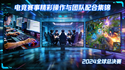 电竞赛事精彩操作与团队配合视频集锦